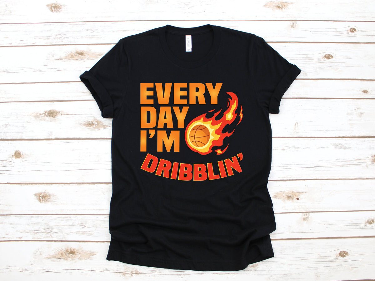 Every Day I39m Dribbling Shirt Funny Basketball Kids Basketball TShirt Bball Player Tank Top Hoodie Sweatshirt Long Sleeve Hoodie – Everyday Comfort · Great Gift For Fans