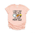 Cant talk right now Im doing mom stuff funny mama TeeMother39s Day Gift ShirtGift for MomNew Mom GiftBaby AnnouncementFuture Mom Gift Graphic Tee – Everyday Comfort · Trending Graphic Apparel