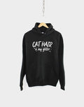 Cat Hair is My Glitter Hoodie Crazy Cat Lady Sweater Cat Mom Gift Hoodie – Easygoing Wear · Perfect For Daily Wear