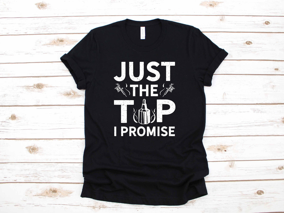 Tattoo Artist Shirt Funny Tattooist TShirt Women39s Shirt Just The Tip Tattoo Gun Long Sleeve Sweatshirt Inked Hoodie Tank Top Hoodie – Warm & Stylish · Great Gift For Fans