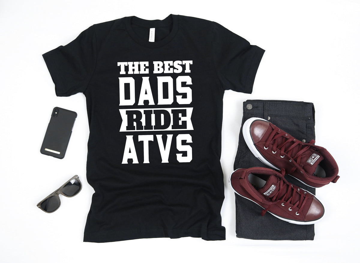 Best Dads Ride ATVs TShirt ATV TShirt ATV Fathers Day 4Wheeler Long Sleeve Four Wheeler Sweatshirt Tees Hoodie Hoodie – Everyday Comfort · Perfect For Daily Wear