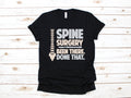 Spine Surgery TShirt Spinal Fusion Surgery Funny Surgery Gift Scoliosis Get Well Soon Gift Hoodie Sweatshirt Long Sleeve Hoodie – Easygoing Wear · Great Gift For Fans