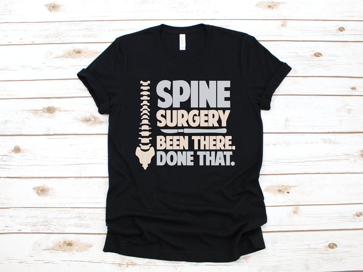 Spine Surgery TShirt Spinal Fusion Surgery Funny Surgery Gift Scoliosis Get Well Soon Gift Hoodie Sweatshirt Long Sleeve Hoodie – Easygoing Wear · Great Gift For Fans