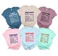 Easter Nutrition Facts shirt Family Easter Group shirts Easter Food Candy shirt Women39s Kid Baby Easter Shirt Easter Matching shirt Graphic Tee – Fan Favorite · Perfect For Daily Wear
