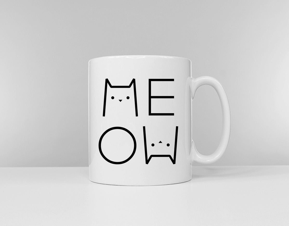 Cat Coffee Mug Cat Mom Gift Cat Mum Ceramic Mug Cup Graphic Tee – Feel-Good Design · Top Pick For Any Outfit