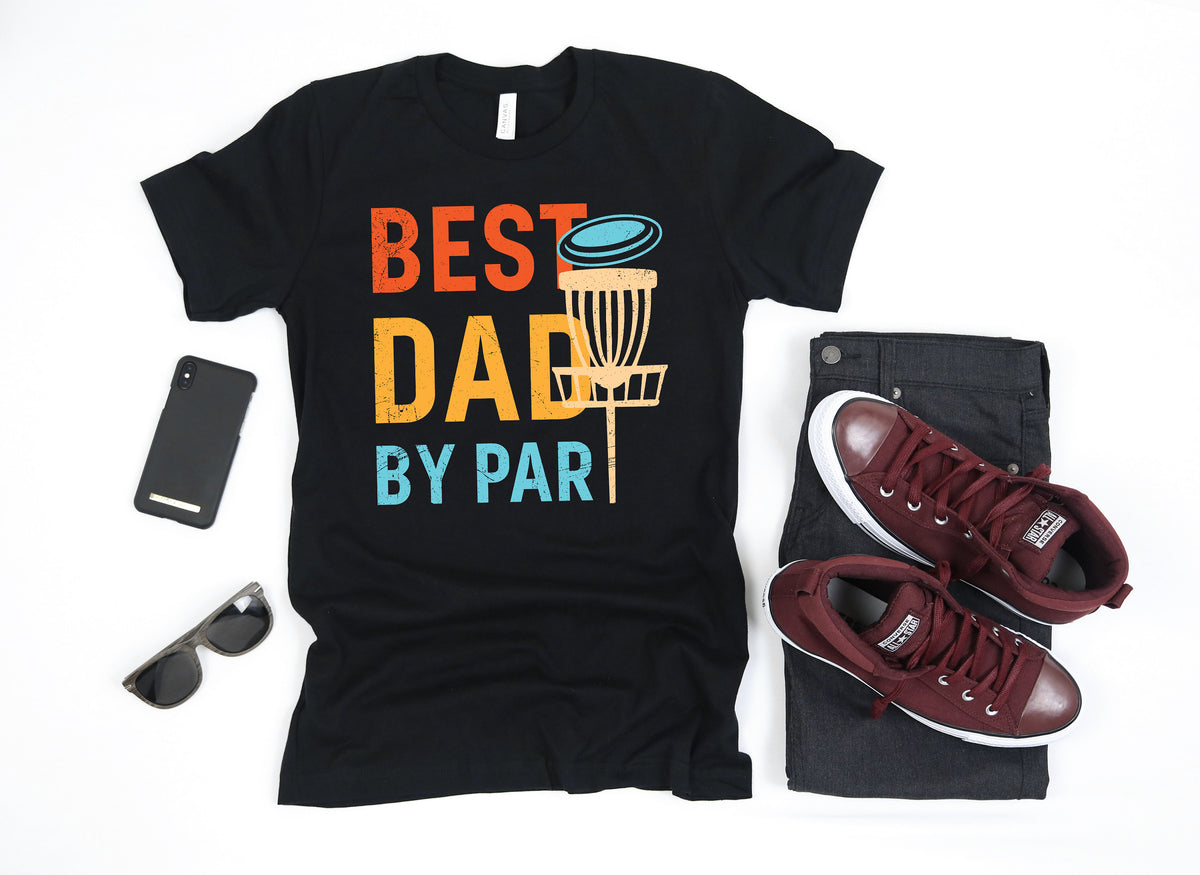 Disc Golf Dad Shirt Frolf Shirt Best Dad By Par TShirt Fathers Day Disc Golfer TShirt Tank Top Hoodie Sweatshirt Long Sleeve Hoodie – Bold Style · High-Quality Print