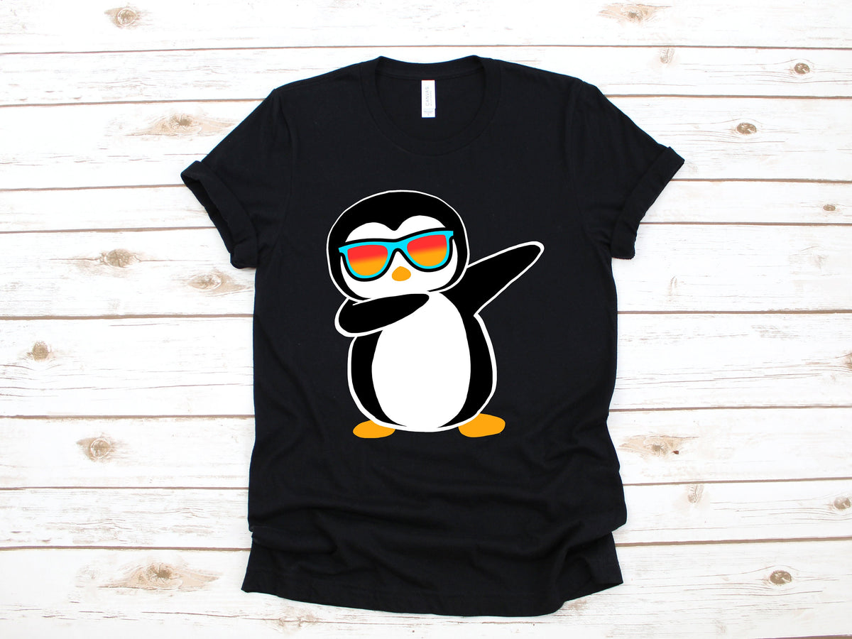Dabbing Penguin Shirt Cute Penguin TShirt Children Kid Tee Hoodie Tank Top Hoodie – Premium Graphic · High-Quality Print