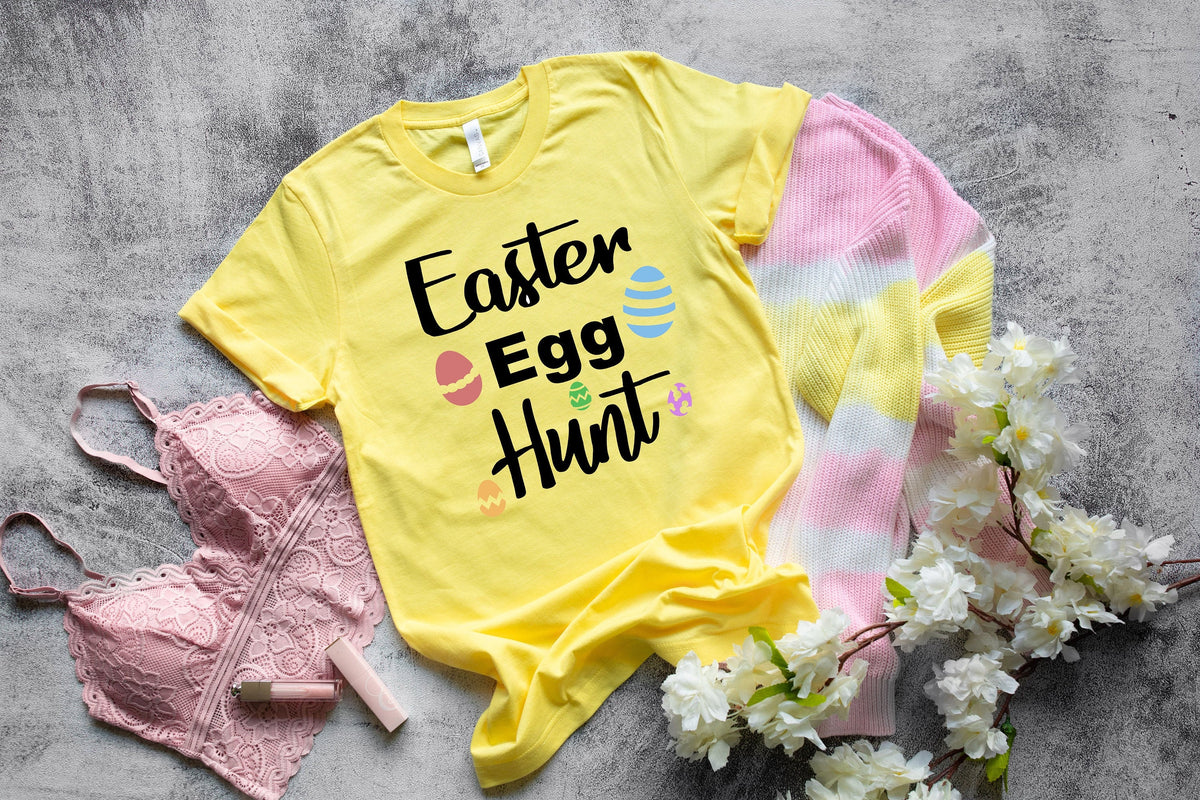 Hunting Season Kids Easter Egg Hunt Shirt Egg Hunting Shirt Toddler Egg Hunt TShirt Boys Egg Hunt Girls Egg Hunt Hunting Shirt Eggs Graphic Tee – Feel-Good Design · High-Quality Print