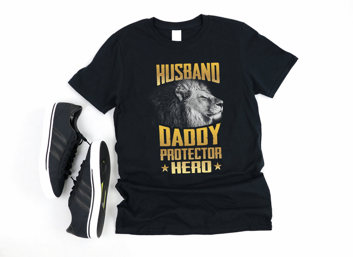 Husband Daddy Protector Hero Shirt Lion Dad TShirt Lion Fathers Day TShirt Fathers Day Tank Top Hoodie Sweatshirt Long Sleeve Hoodie – Everyday Comfort · Must-Have Style