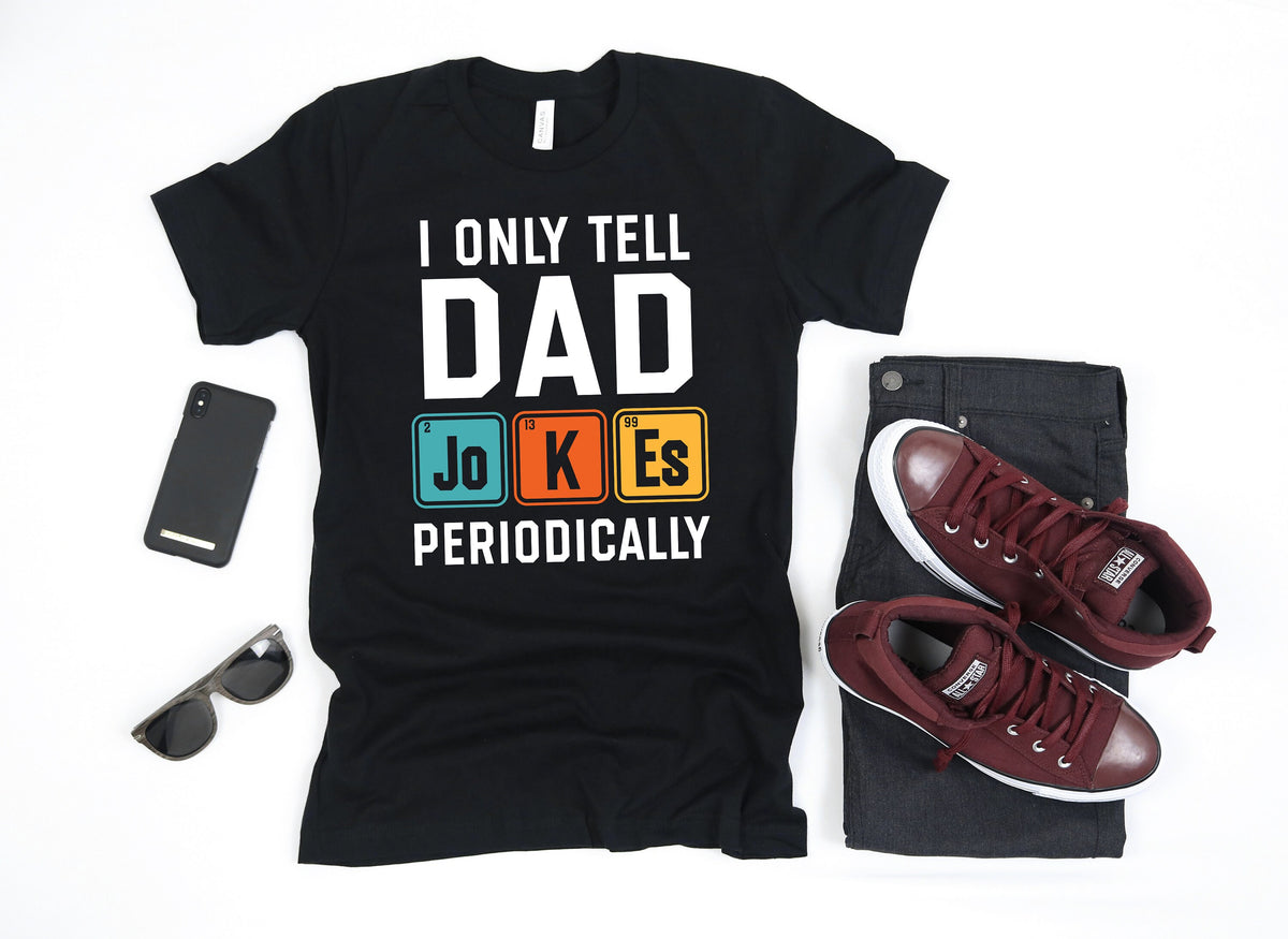 Science Dad Shirt Funny Periodic Table Dad Jokes TShirt Scientist Fathers Day Tank Top Hoodie Sweatshirt Long Sleeve Hoodie – Feel-Good Design · High-Quality Print