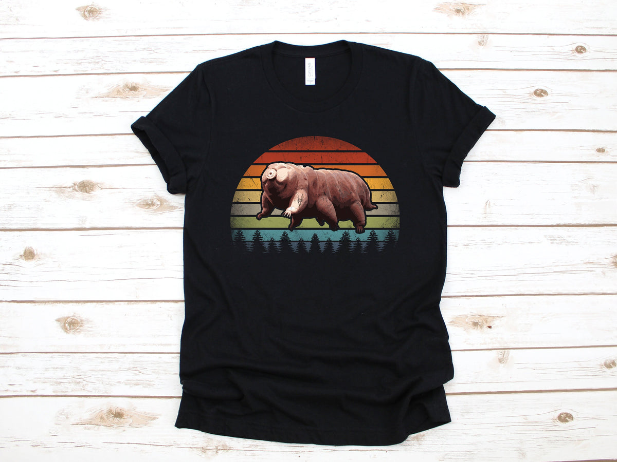 Retro Tardigrade TShirt Funny Microscopic Life Shirt Water Bear Tank Top Hoodie Sweatshirt Long Sleeve Apparel Gift Hoodie – Aesthetic Look · Great Gift For Fans