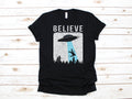 Believe Alien Bigfoot TShirt Extraterrestrial UFO Gift Funny Alien Abduction Long Sleeve Conspiracy Hoodie Alien Believer Tank Top Hoodie – Warm & Stylish · Must-Have Style