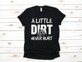 ATV TShirt Funny ATV Little Dirt Never Hurt TShirt 4Wheeler Long Sleeve Four Wheeler Sweatshirt ATV Rider Children Kids Tees Hoodie Hoodie – Soft Feel · Great Gift For Fans