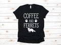 Coffee and Ferrets TShirt Cute Ferret Shirt Funny Ferret Gift Ferret Tank Top Hoodie Sweatshirt Long Sleeve Hoodie – Cozy Vibes · Top Pick For Any Outfit