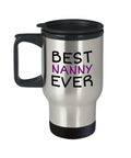 Funny Nanny Gift Nanny Travel Mug Gift For Nannies Nanny Mother39s Day Present Nannie Gift Best Nanny Ever Graphic Tee – Fan Favorite · Must-Have Style