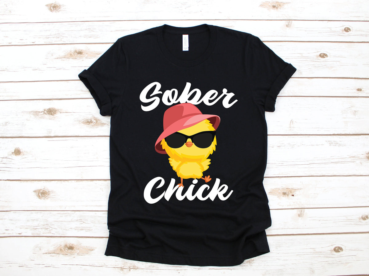 Sober Chick TShirt Sober Women Funny Sobriety Shirt Sobriety AA Tank Top Hoodie Sweatshirt Long Sleeve Apparel Gift Hoodie – Premium Graphic · Trending Graphic Apparel