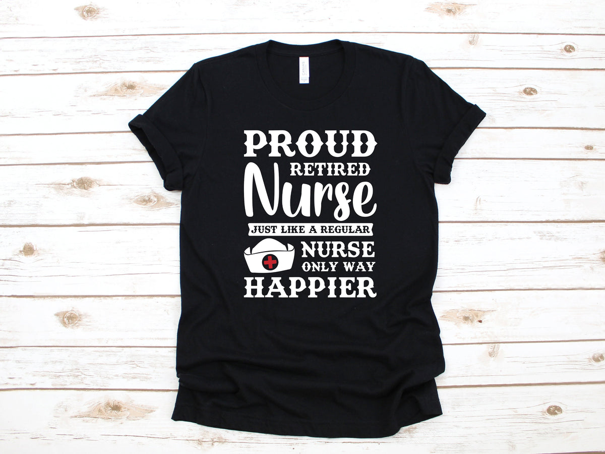 Funny Retired Nurse Shirt Nurse Retirement TShirt Hoodie Sweatshirt Long Sleeve Nursing Apparel Gift Hoodie – Cozy Vibes · Must-Have Style
