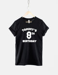 Kids Personalized Birthday Balloon TShirt Childrens Personalised Birthday Party Shirts Custom Kids TShirt Graphic Tee – Easygoing Wear · Perfect For Daily Wear