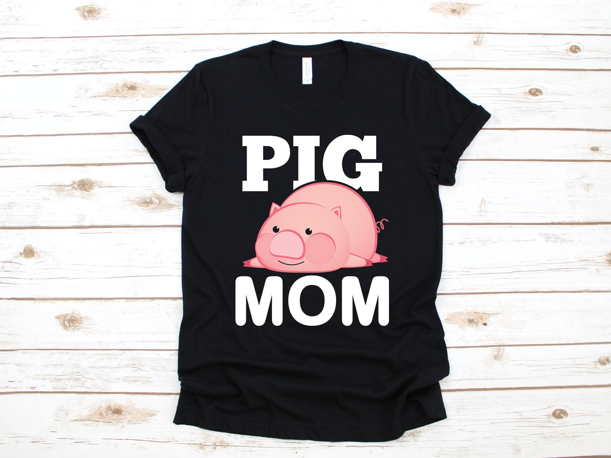 Pig Mom TShirt Cute Pig Mothers Day Tank Top Barn Gifts for Pig Moms Farmer Mom Hoodie Sweatshirt Long Sleeve Hoodie – Feel-Good Design · Perfect For Daily Wear