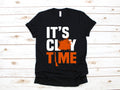 It39s Clay Time Shirt Trap Shooting Funny Skeet Shooting TShirt Clay Target Gift Long Sleeve Sweatshirt Hoodie Tank Top Hoodie – Soft Feel · Perfect For Daily Wear