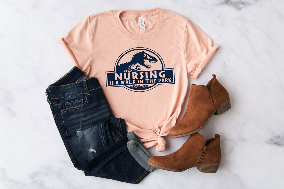 Nursing Walk in the Park Nursing School Tee Nursing School Tee Nurse Shirt Funny Nursing Shirt Registered Nurse ShirtsNurse Gift Graphic Tee – Cozy Vibes · Great Gift For Fans