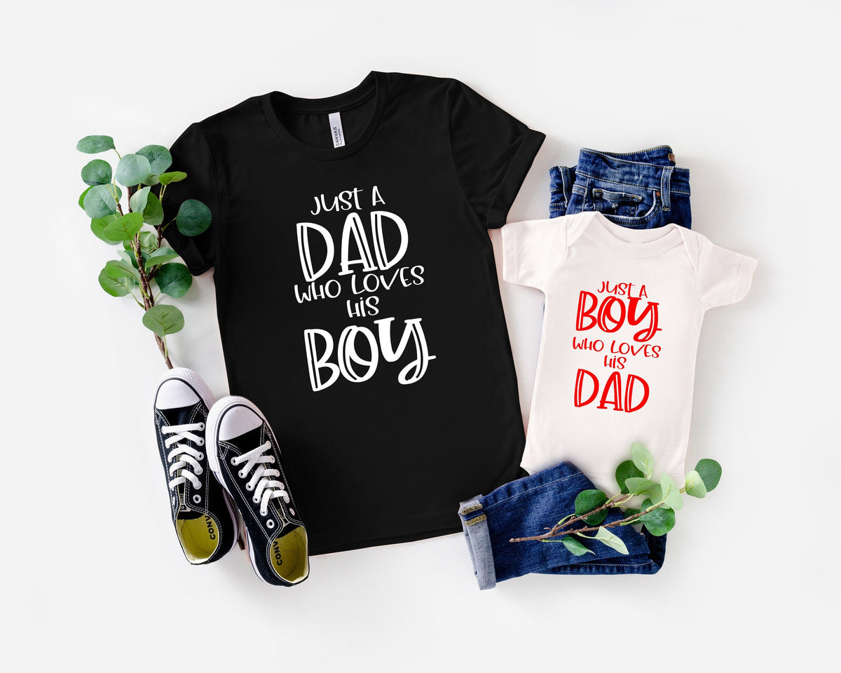 Just A Dad And His boy ShirtDad and Son Matching Shirts ShirtNew Dad ShirtDad ShirtDaddy ShirtFather39s Day ShirtGift for Dad Graphic Tee – Easygoing Wear · Perfect For Daily Wear
