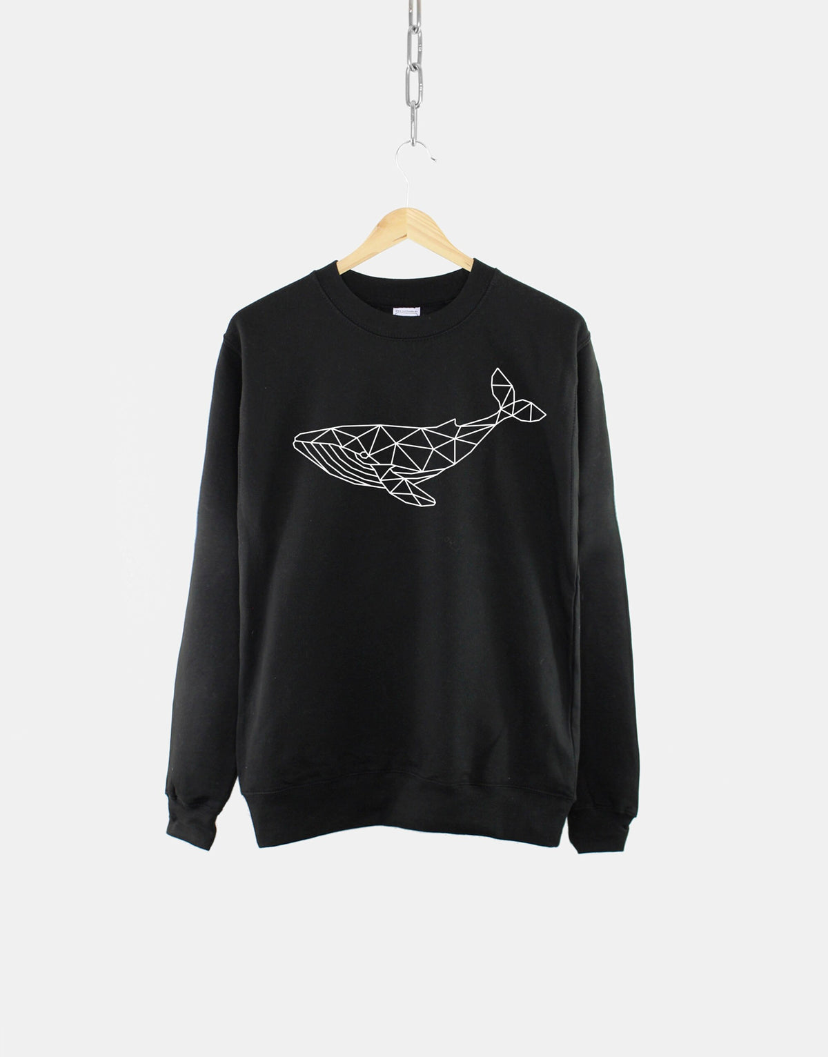 Geometric Whale Sweatshirt Geometric Humpback Whale Sea Sweater Nautical Beach Jumper Sweatshirt – Bold Style · Must-Have Style