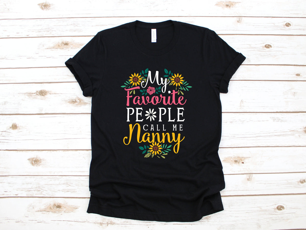 Nanny Shirt Cute Nanny TShirt Favorite People Call Me Nanny Gifts for Nannies Nanny Grandma Hoodie Long Sleeve Sweatshirt Womens Tee Hoodie – Bold Style · Perfect For Daily Wear