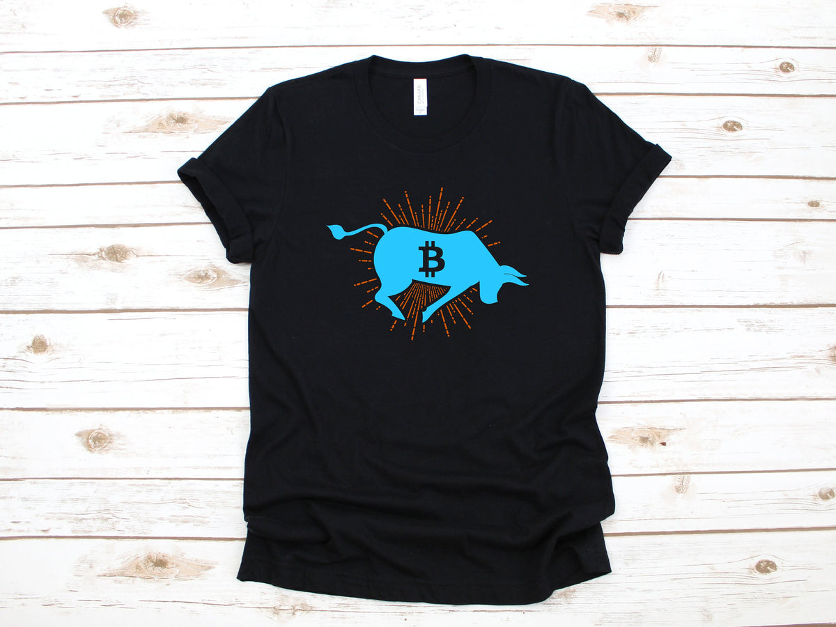 Bitcoin Bull TShirt Funny Bullish Bitcoin Investor Shirt Cryto Investing Cryptocurrency Hoodie Sweatshirt Long Sleeve Hoodie – Warm & Stylish · Perfect For Daily Wear