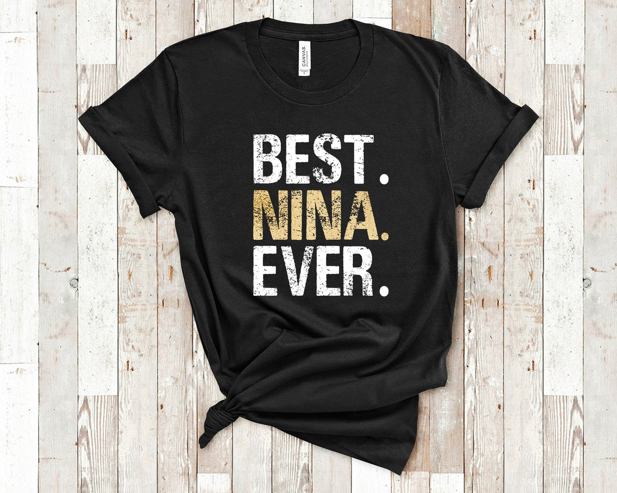 Best Nina Shirt for Mexican Spanish Godmother Birthday Mother39s Day Christmas Gifts Graphic Tee – Fan Favorite · Great Gift For Fans