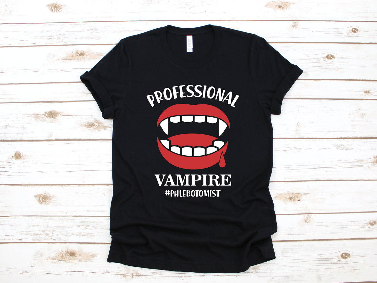 Phlebotomist Shirt Funny Phlebotomy TShirt Professional Vampire TShirt Hoodie Sweatshirt Long Sleeve Hoodie – Fan Favorite · Great Gift For Fans