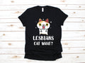 Lesbians Eat What TShirt Funny Cat Lesbian Shirt Gay Pride Tank Top Hoodie Sweatshirt Long Sleeve Apparel Gift Hoodie – Cozy Vibes · Top Pick For Any Outfit