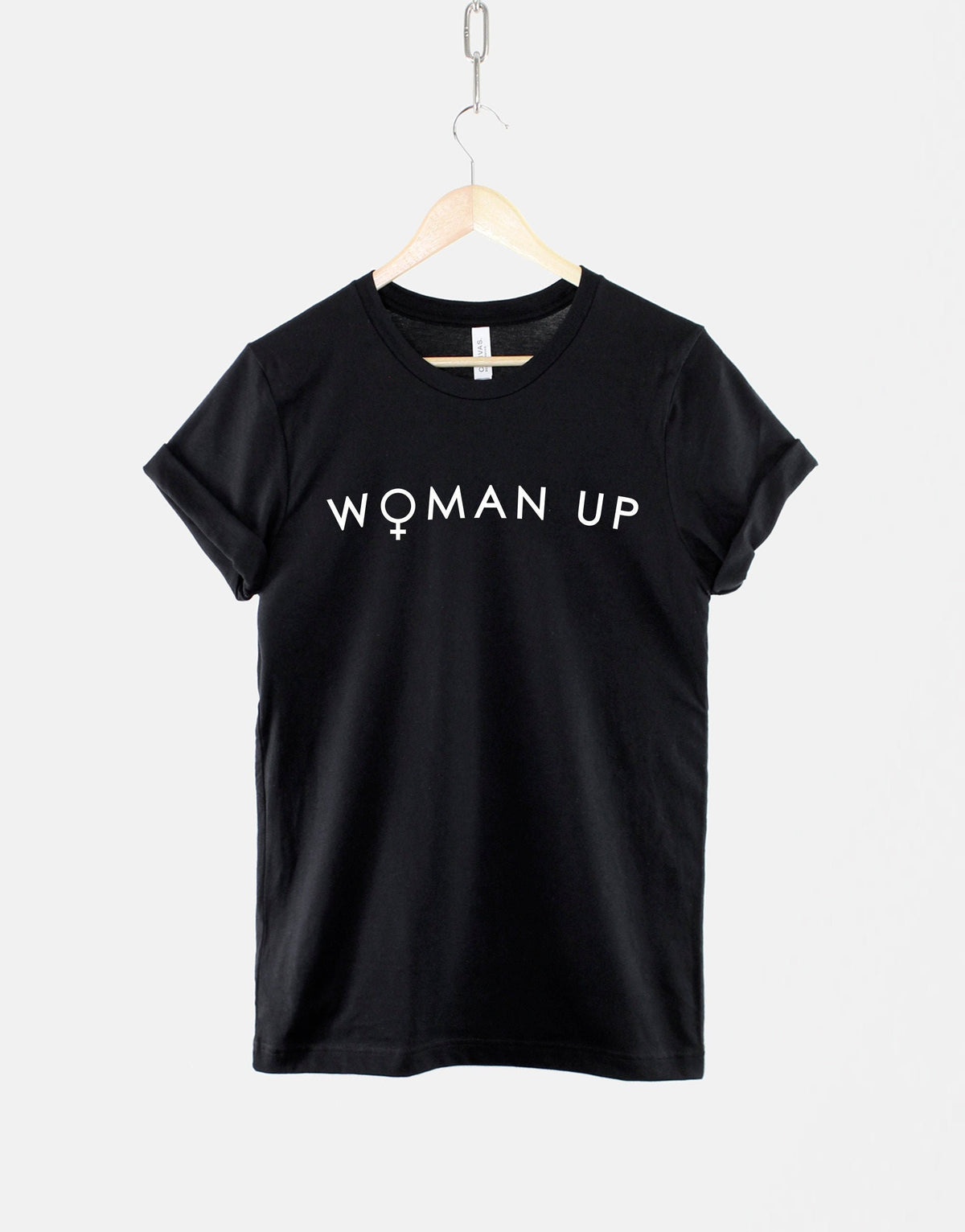 Woman Up Tshirt Inspirational Feminist Determined Girl Power TShirt Graphic Tee – Feel-Good Design · Trending Graphic Apparel
