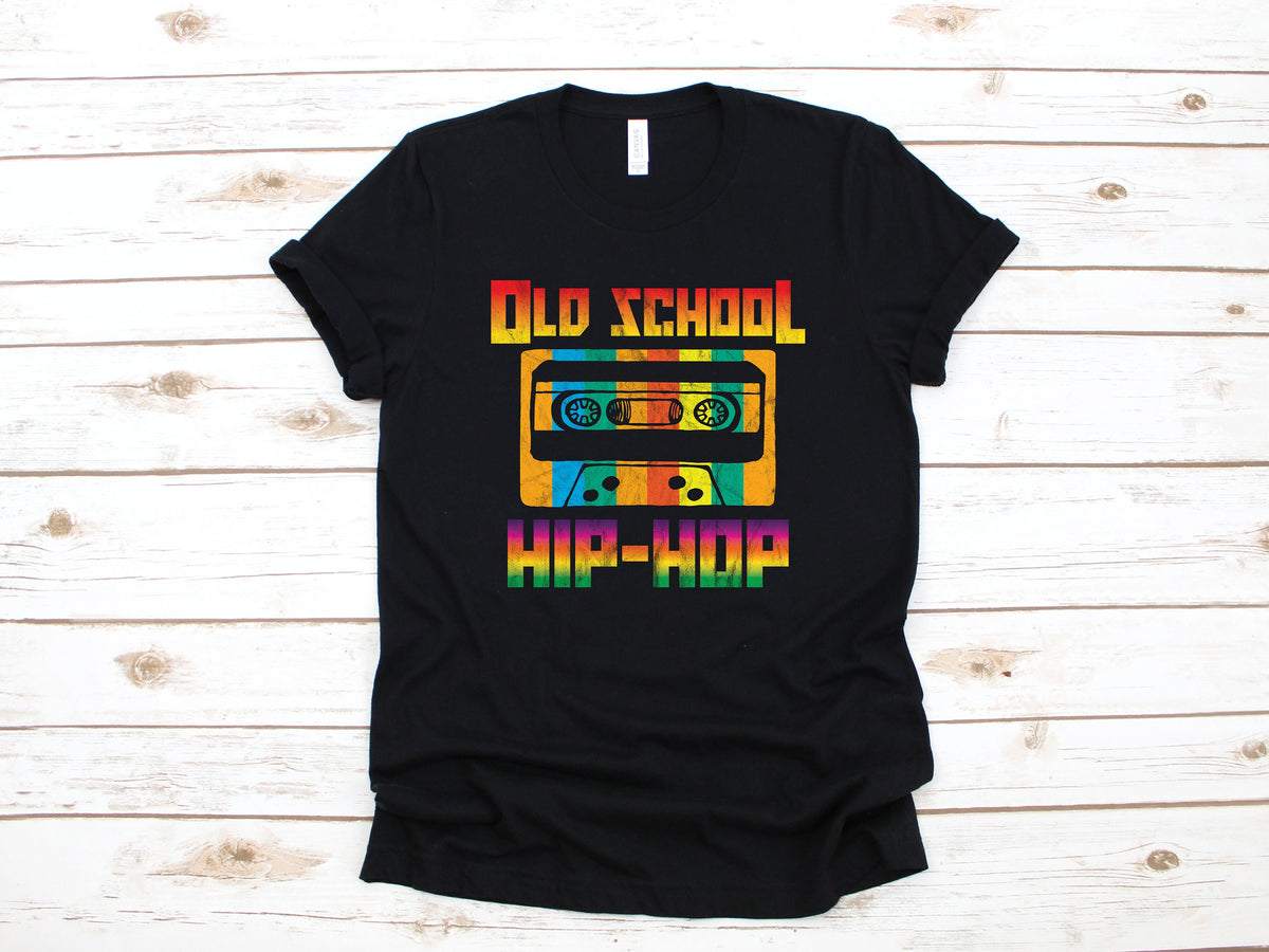 Old School Hip Hop Cassette TShirt Retro Hip Hop Tank Top Hoodie Sweatshirt Long Sleeve Apparel Gift Hoodie – Soft Feel · High-Quality Print