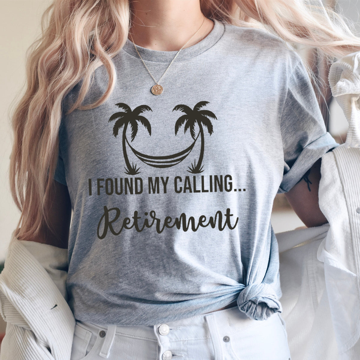 I found my calling retirement Shirtretirement shirtretired shirtofficially retired shirtgrandma shirtgrandpa shirtRetirement Gift Graphic Tee – Soft Feel · Must-Have Style