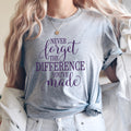 I Never forget the difference you39ve made Shirtretirement shirtretired shirtofficially retired shirtTeacher RetirementRetirement Gift Graphic Tee – Soft Feel · Trending Graphic Apparel