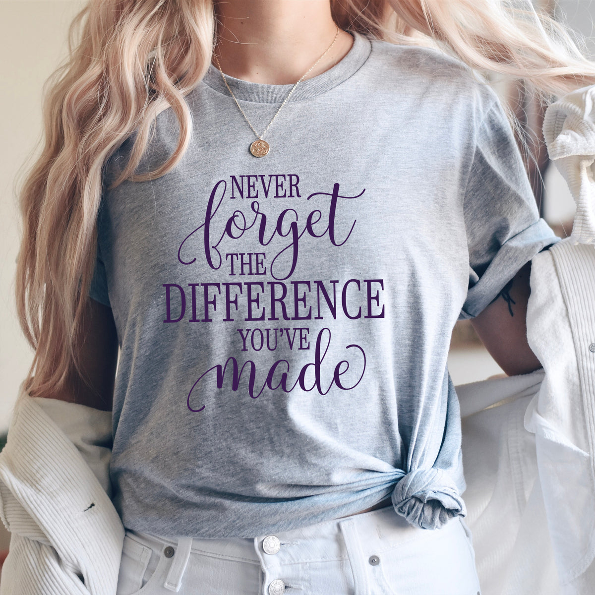 I Never forget the difference you39ve made Shirtretirement shirtretired shirtofficially retired shirtTeacher RetirementRetirement Gift Graphic Tee – Soft Feel · Trending Graphic Apparel