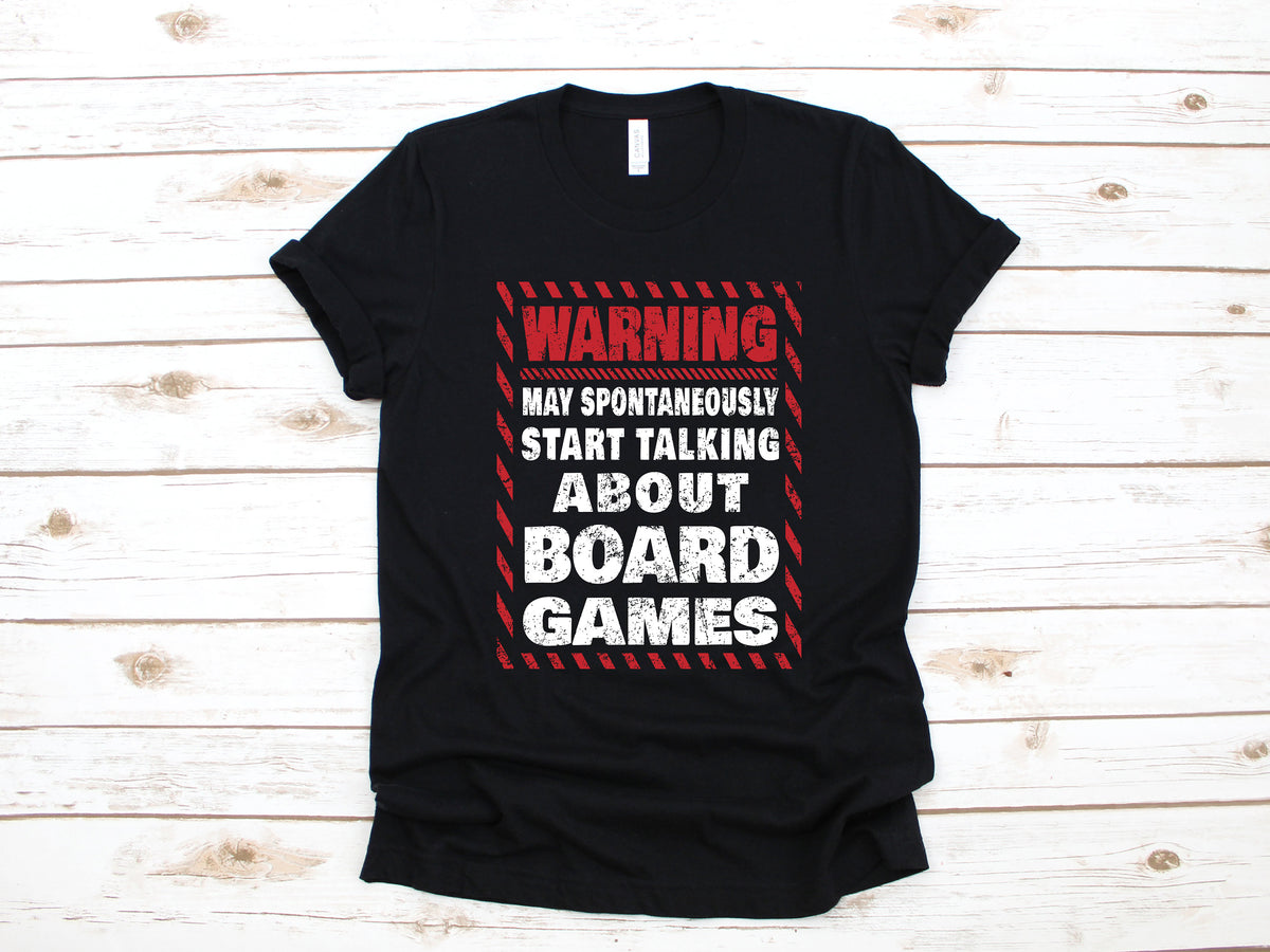 Warning Talk About Board Games Shirt Funny Board Gamer TShirt Board Game Hoodie Tabletop Games Long Sleeve Sweatshirt Tank Top Hoodie – Everyday Comfort · Must-Have Style