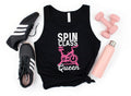 Spin Queen Tank Top Spin Class Queen Tank Top Funny Indoor Cycling Womens Tank Top Spinning Hoodie Sweatshirt Hoodie – Bold Style · Must-Have Style