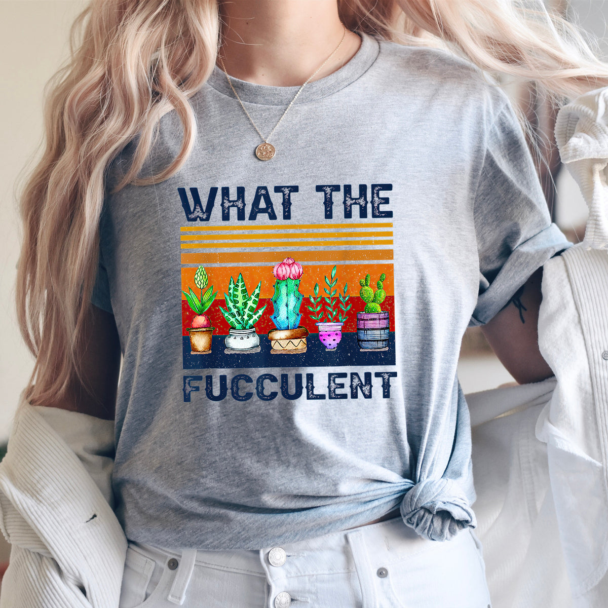 What The Fucculent Funny Cactus Succulent Gardening The Fucculent shirt Funny cactus shirt Cactus shirts Gardening Shirts Gardening tee Graphic Tee – Premium Graphic · Must-Have Style