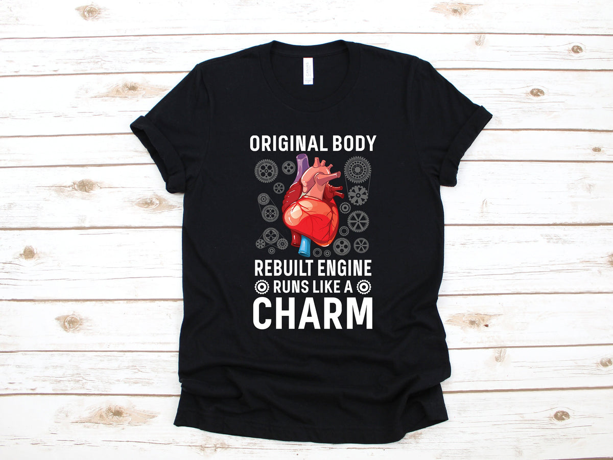 Heart Attack TShirt Open Heart Surgery Shirt Rebuilt Engine Funny Bypass Surgery Gift Get Well Soon Hoodie Sweatshirt CHD Awareness Hoodie – Aesthetic Look · Top Pick For Any Outfit