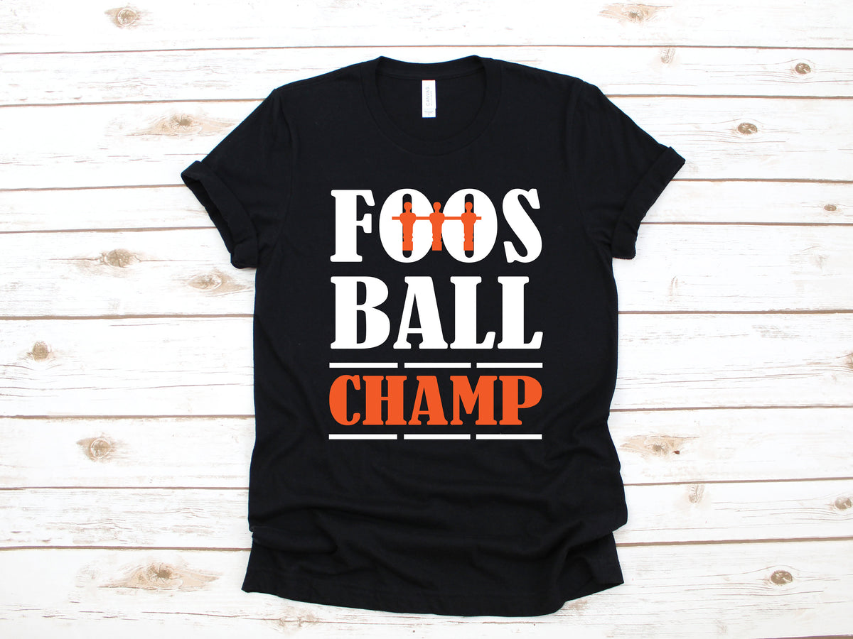 Foosball Champ Shirt Foosball Champion TShirt Table Football Tank Top Hoodie Sweatshirt Long Sleeve Kids Tee Apparel Gift Hoodie – Fan Favorite · Trending Graphic Apparel