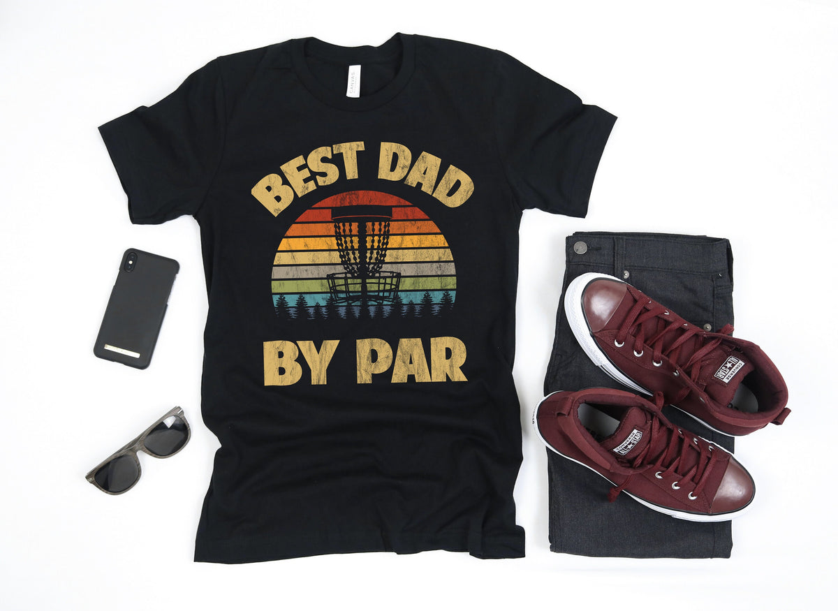 Disc Golf Dad Shirt Frolf Best Dad By Par TShirt Fathers Day Frolfer Disc Golfer TShirt Tank Top Hoodie Sweatshirt Long Sleeve Hoodie – Everyday Comfort · Trending Graphic Apparel