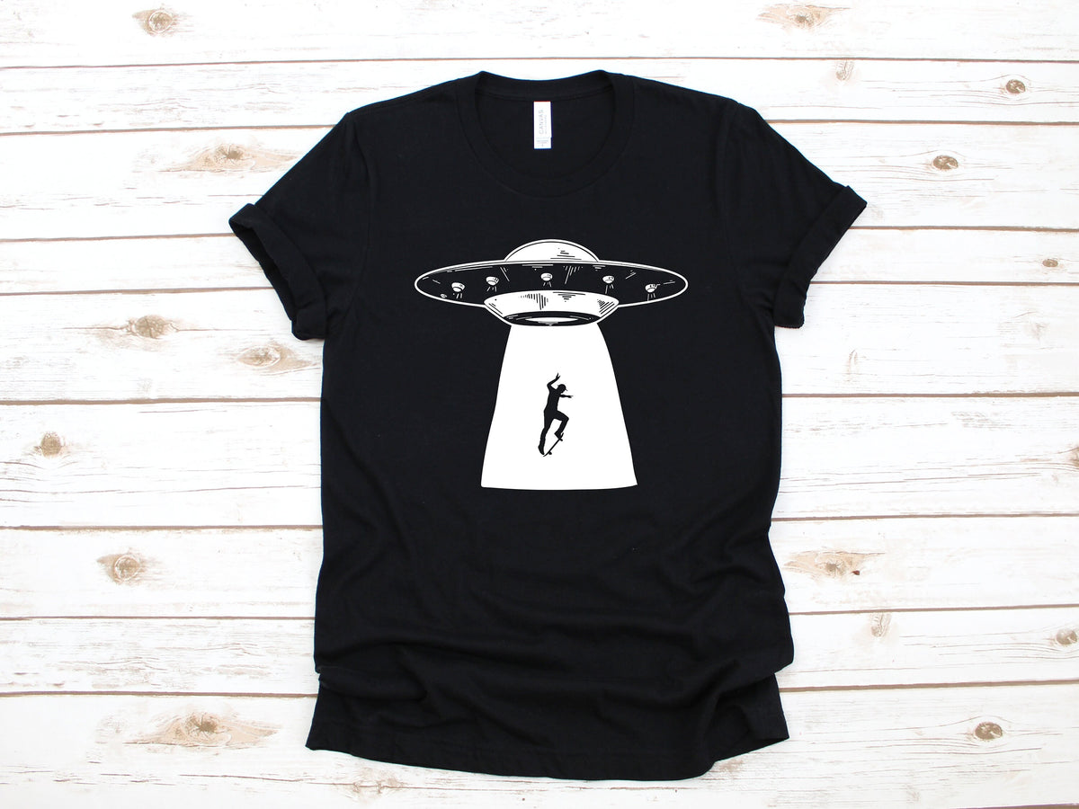 Alien Skateboard Shirt Funny UFO Skateboarder Shirt Skateboarding Skateboard TShirt Hoodie Sweatshirt Long Sleeve Hoodie – Feel-Good Design · Great Gift For Fans