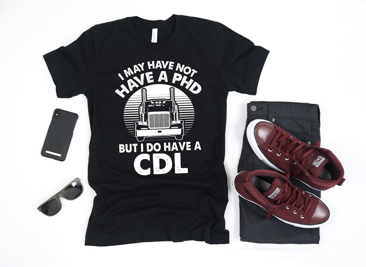 CDL Truck Driver TShirt Funny Trucker Shirt Truckers Gifts Semi Truck Driving Gift Tank Top Hoodie Sweatshirt Long Sleeve Hoodie Hoodie – Cozy Vibes · Must-Have Style