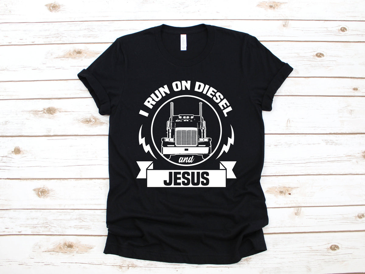 Diesel and Jesus Shirt Truck Driver TShirt Gifts for Truckers Semi Truck Driving Gift Tank Top Hoodie Sweatshirt Long Sleeve Hoodie – Fan Favorite · Top Pick For Any Outfit