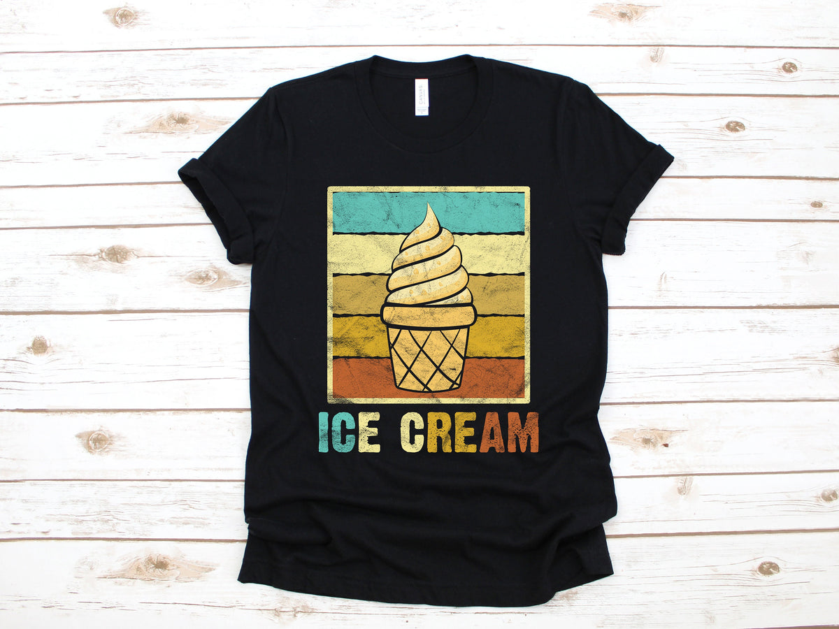 Ice Cream Shirt Retro Ice Cream TShirt Kids Tee Women39s Tee Tank Top Hoodie Sweatshirt Long Sleeve Hoodie – Aesthetic Look · Great Gift For Fans