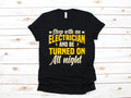 Sleep With An Electrician Shirt Funny Electrician TShirt Electrician Hoodie Fathers Day Gift Tank Top Sweatshirt Hoodie – Aesthetic Look · Must-Have Style