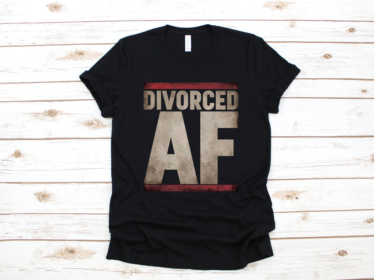 Divorced AF TShirt Funny Ex Wife Divorce Tank Top Divorced Hoodie Divorce Party Sweatshirt Long Sleeve Hoodie – Aesthetic Look · Trending Graphic Apparel