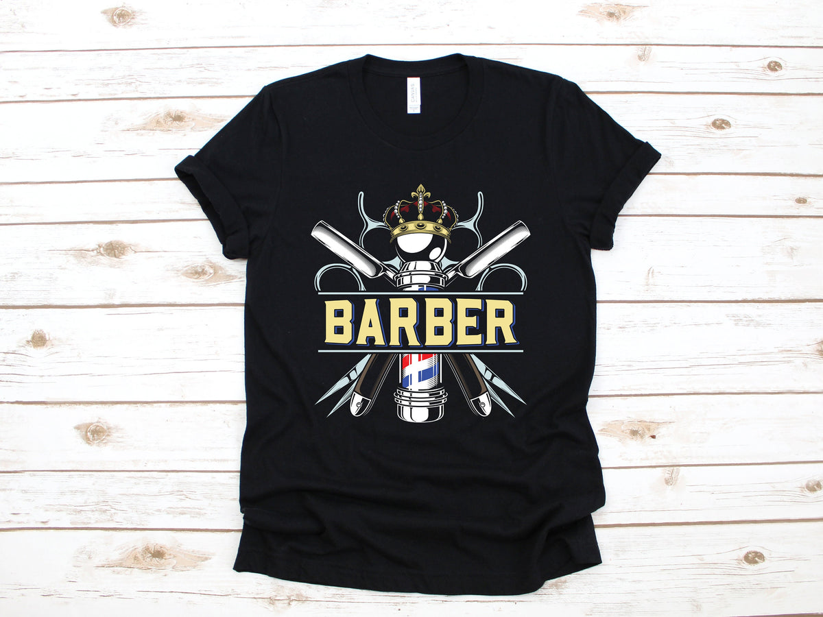 Barber Shirt Barber TShirt Barber Tank Top Barber Shop Tee Hoodie Sweatshirt Long Sleeve Apparel Gift Hoodie – Warm & Stylish · High-Quality Print